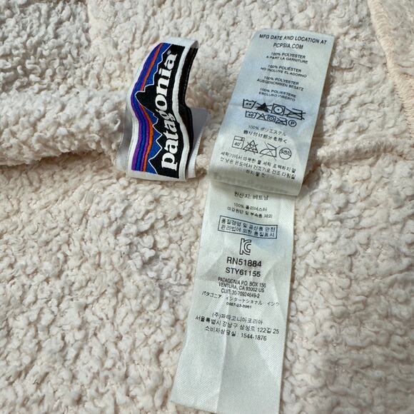 Patagonia Baby Toddler 3T Furry Friends Fleece Hoodie Toddler Bear Cub Ears - Picture 7 of 7